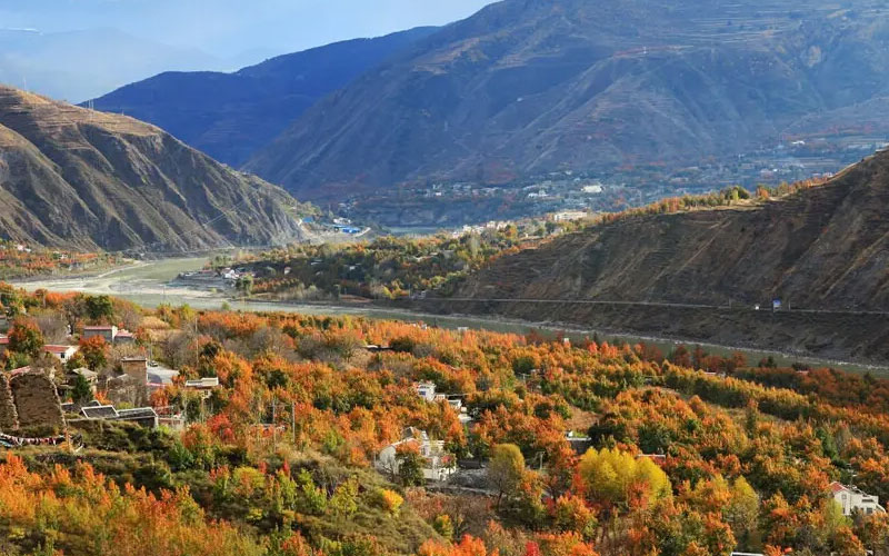 金川红叶河谷